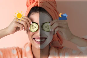 아침과 저녁 스킨케어: 시간대가 피부에 미치는 영향