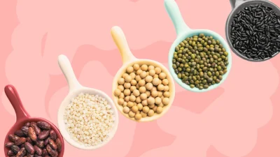 프로바이오틱스 대신 팝콘과 병아리콩